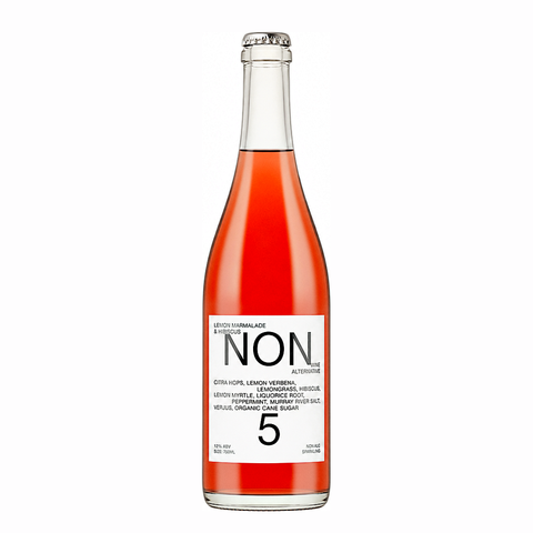 NON 5 Lemon Marmalade & Hibiscus Sparkling Non-Alcoholic Wine