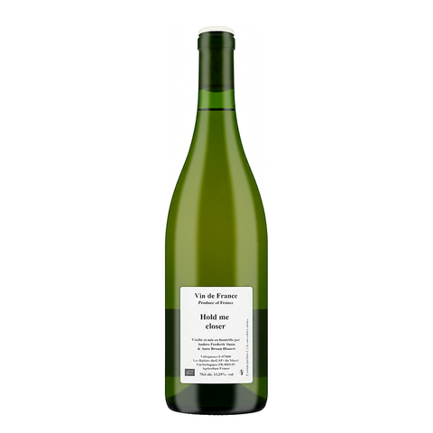 Anders Frederik Steen Hold Me Closer 2022, a light-bodied organic white wine from Ardèche, France, featuring a field blend