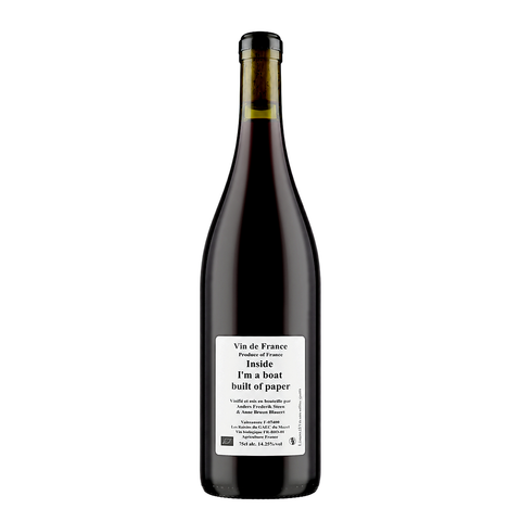 Anders Frederik Steen 2022 'Inside I'm a Boat Built of Paper' Grenache red wine from Ardèche, France