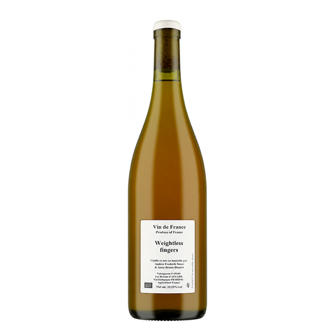Anders Frederik Steen Weightless Fingers 2023 is a light-bodied rosé from Ardèche, France, made with Grenache Noir and Grenache Blanc