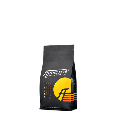 Addictive Coffee Roasters Anonymous Espresso Coffee Beans, bag of whole bean coffee at Primal Wine