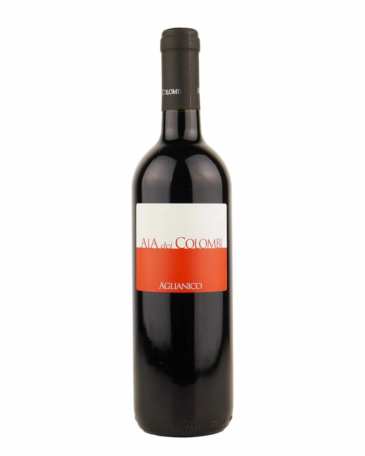 Aia dei Colombi Aglianico del Sannio 2021 from Campania, Italy, showcasing the bold character of this red wine
