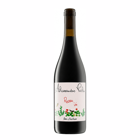 Alessandro Viola Rosso Isi 2022, a light-bodied organic red wine from Sicily, Italy, made with Nero d'Avola grapes