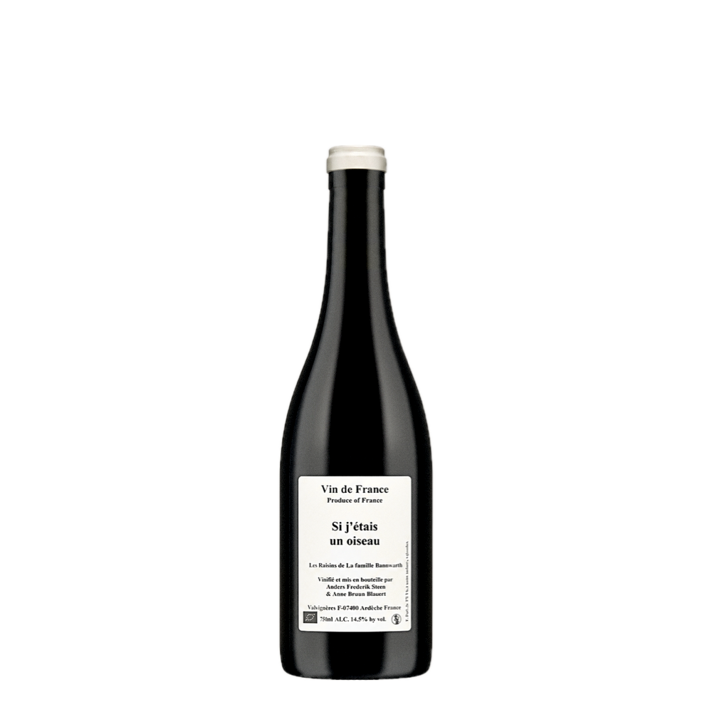 Anders Frederik Steen Si J'étais un Oiseau 2019, natural wine bottle at Primal Wine