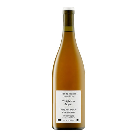 Anders Frederik Steen Weightless Fingers 2023 is a light-bodied rosé from Ardèche, France, made with Grenache Noir and Grenache Blanc