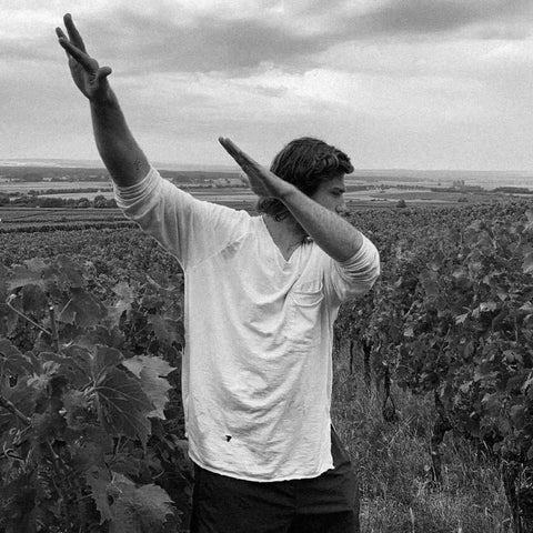 Andi Weigand in the vineyards