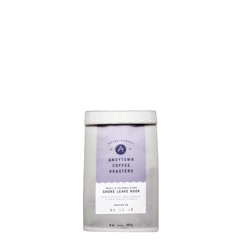 Andytown Coffee Roasters Shore Leave Hook Coffee Beans, bag of whole bean coffee at Primal Wine