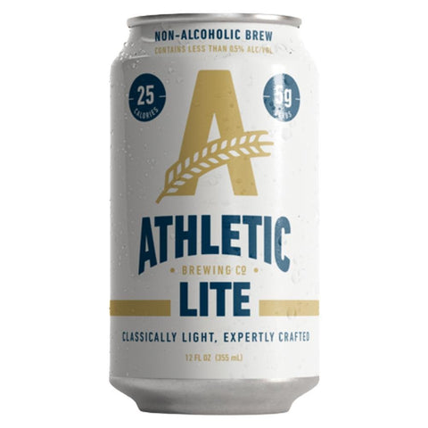 Athletic Brewing Lite Non-Alcoholic Beer, 12 oz