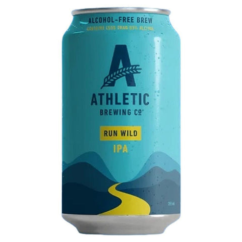 Athletic Brewing Run Wild Non-Alcoholic IPA, 12 oz