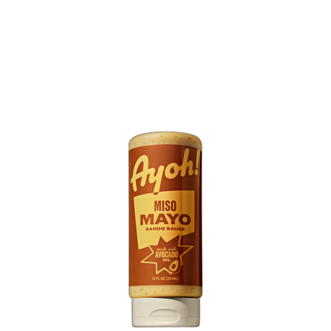 Ayoh Miso Mayo Sando Sauce, 12 oz squeeze bottle of mayonnaise at Primal Wine