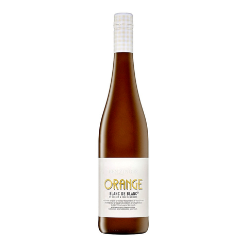 Benzinger Orange Blanc de Blanc 2021, natural wine bottle at Primal Wine