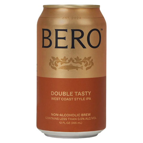 Bero Double Tasty Non-Alcoholic West Coast IPA, 12 oz
