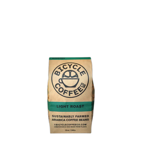 Bicycle Coffee Co Medium Roast Coffee Beans, bag of whole bean coffee at Primal Wine