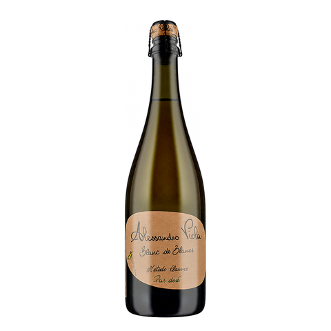 Alessandro Viola Blanc de Blancs NV, natural wine bottle at Primal Wine