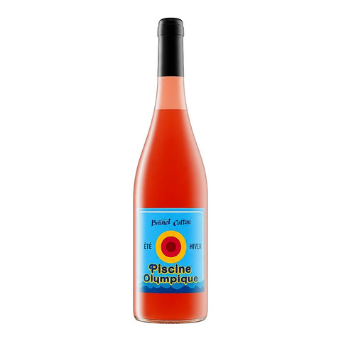 Bonnet Cotton Piscine Olympique 2023 is a light-bodied organic rosé from Beaujolais, France, made with Gamay, Muscaris, and Souvignier grapes