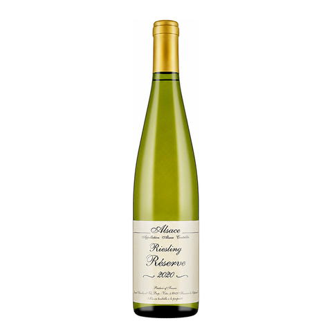 Bruno Schueller Riesling Reserve 2020 natural wine bottle