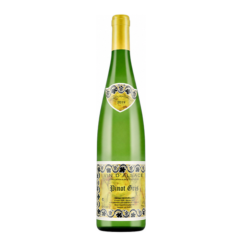 Bruno Schueller Pinot Gris 2019 natural wine bottle