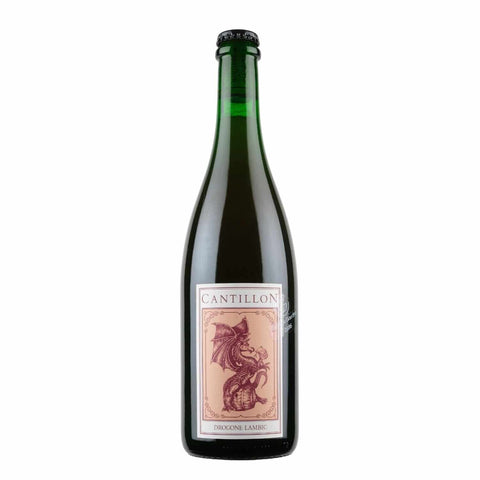Bottle shot of Cantillon Drogone Lambic, produced by Brasserie Cantillon, buy classic and natural wine online on Primal Wine, the best wine shop in the United States – primalwine.com