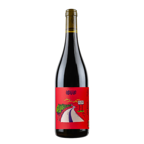 Bottle shot of Case Sparse Pinot Noir 2021, produced by Cantina Indigeno, buy classic and natural wine online on Primal Wine, the best wine shop in the United States – primalwine.com