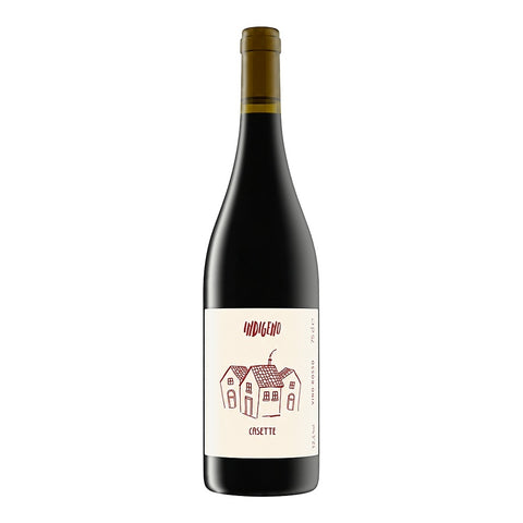 Cantina Indigeno Casette Rosso 2021, a full-bodied Montepulciano red wine from Abruzzo, Italy, made with organic farming
