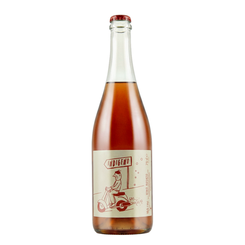 Cantina Indigeno Rosato Gas Pet Nat 2018 natural wine bottle