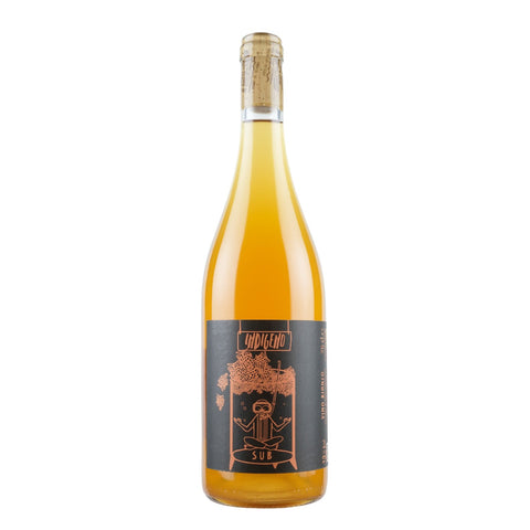 Bottle shot of Sub Trebbiano Orange 2020, produced by Cantina Indigeno, buy classic and natural wine online on Primal Wine, the best wine shop in the United States – primalwine.com