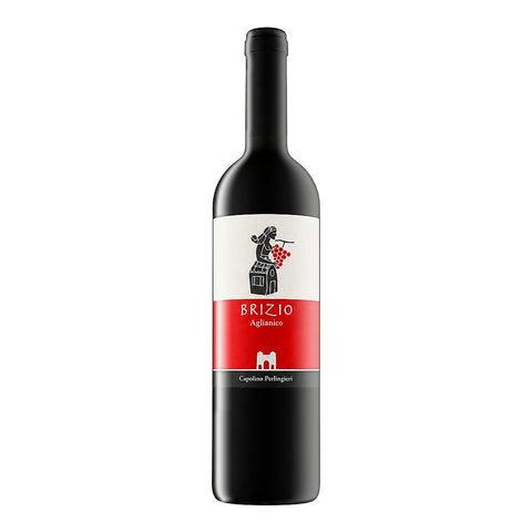 Capolino Perlingieri Brizio 2021 Aglianico, a medium-bodied organic red wine from Campania, Italy