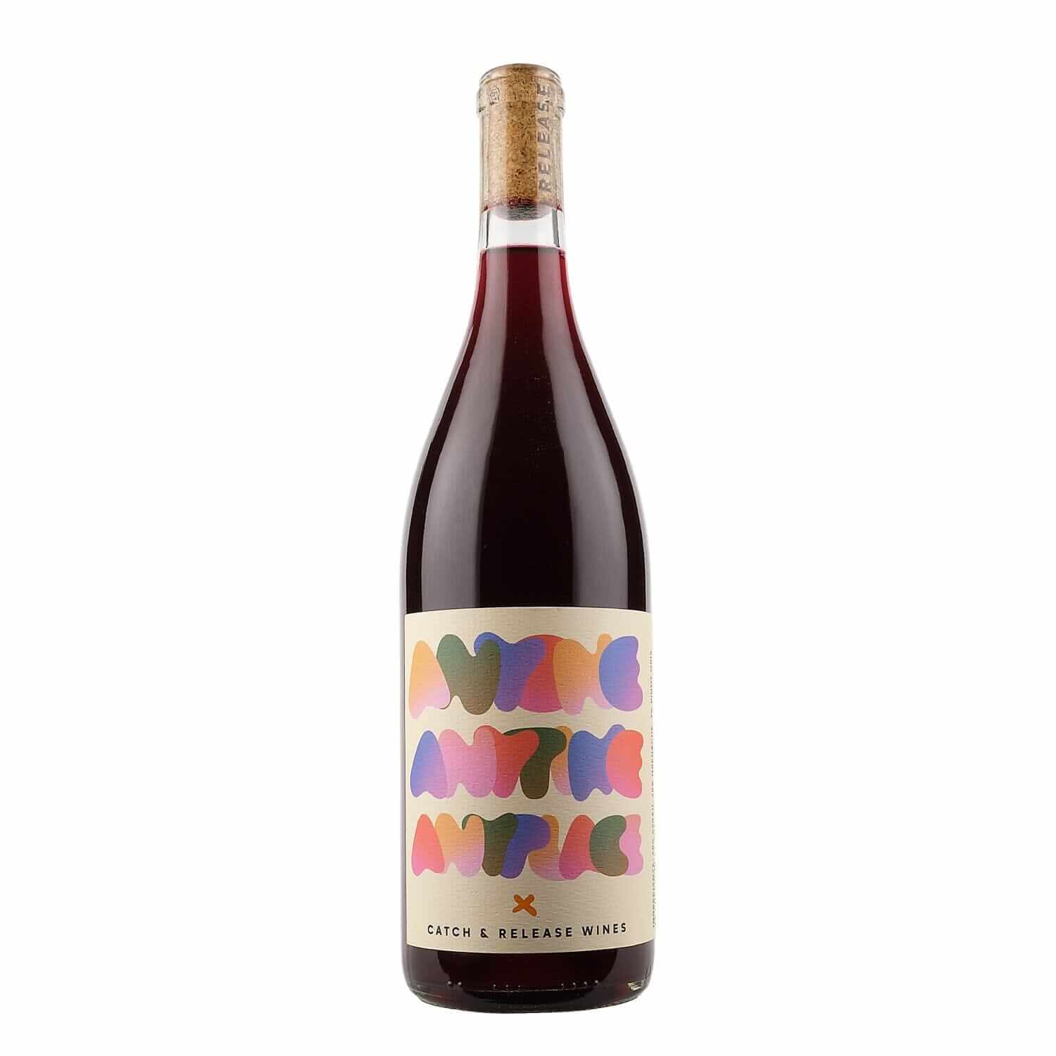 Catch & Release Anyone Anytime Anyplace 2022, a natural wine from California, USA, featuring a unique blend of varietals