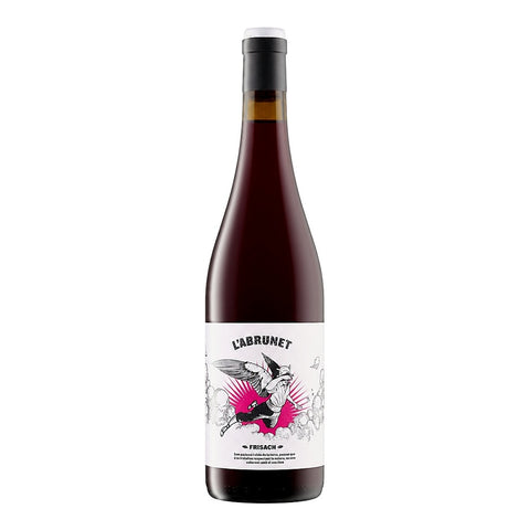 Celler Frisach Abrunet Negre 2024, a medium-bodied organic red wine from Terra Alta, Catalonia, Spain