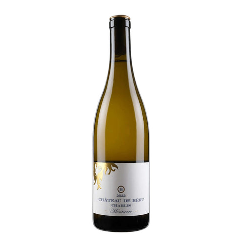 Bottle shot of Chateau de Beru Chablis Montserre, produced by Chateau de Beru, buy classic and natural wine online on Primal Wine, the best wine shop in the United States – primalwine.com