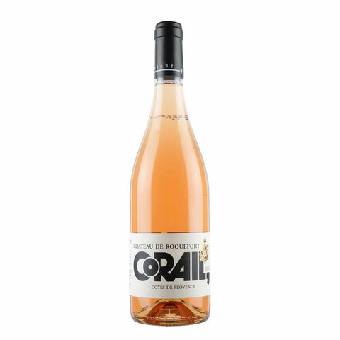 Bottle shot of Château de Roquefort Corail Rosé 2022, produced by Château de Roquefort, buy classic and natural wine online on Primal Wine, the best wine shop in the United States – primalwine.com
