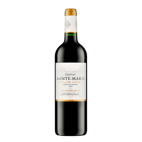 Château Sainte-Marie Vieilles Vignes Bordeaux Supérieur 2023, natural wine bottle at Primal Wine