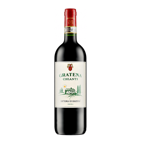 Gratena Chianti DOCG Sangiovese 2021, natural wine bottle at Primal Wine