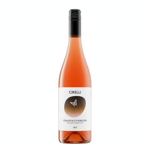 Cirelli Cerasuolo d'Abruzzo DOC 2023, a rosé wine made from Montepulciano grapes in Abruzzo, Italy, by Agricola Cirelli