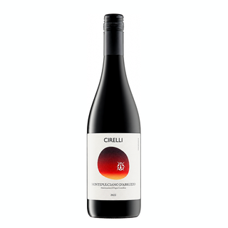Cirelli Montepulciano 2023, a medium-bodied organic red wine from Abruzzo, Italy, made with Montepulciano grapes