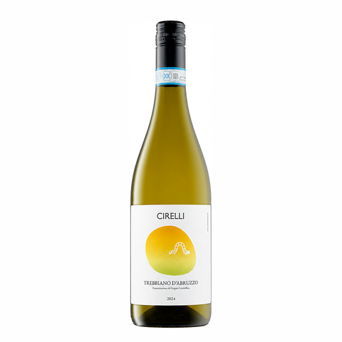Agricola Cirelli Trebbiano d'Abruzzo 2024, an organic white wine from Abruzzo, Italy, made from Trebbiano grapes