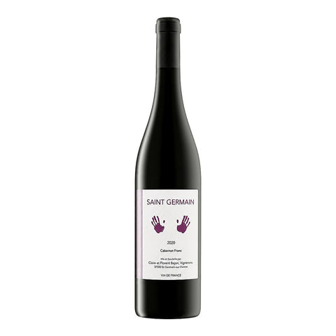 Bejon Cabernet Franc Saint Germain 2020, a biodynamic red wine from Claire and Florent Bejon in Loire Valley, France