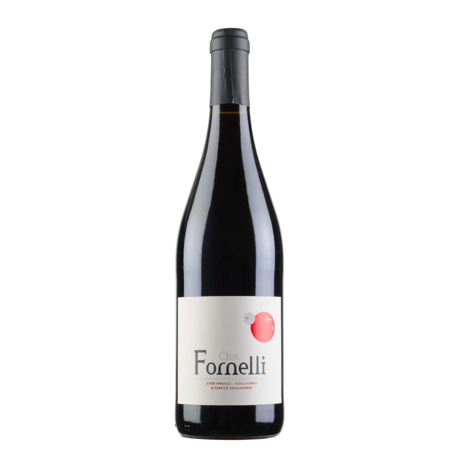 Bottle shot of Clos Fornelli Rouge, buy classic and natural wine online on Primal Wine, the best wine shop in the United States – primalwine.com