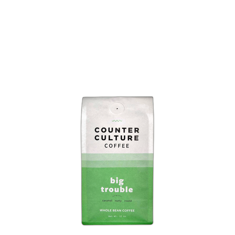 Counter Culture Coffee Big Trouble Coffee Beans, bag of whole bean coffee at Primal Wine