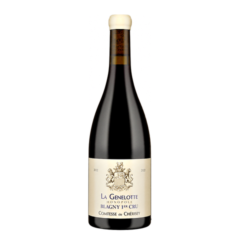 Domaine Comtesse de Chérisey Blagny Rouge 1er Cru La Genelotte 2021, natural wine bottle at Primal Wine