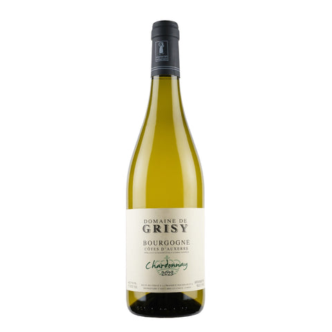 Bottle shot of Chardonnay, produced by Domaine de Grisy, buy classic and natural wine online on Primal Wine, the best wine shop in the United States – primalwine.com