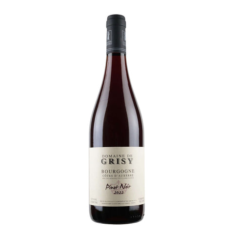 Bottle shot of Pinot Noir, produced by Domaine de Grisy, buy classic and natural wine online on Primal Wine, the best wine shop in the United States – primalwine.com