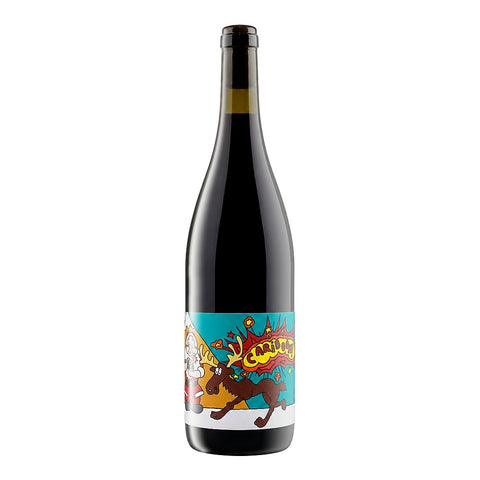 Domaine de l'Octavin Cariboom 2022, a natural red wine from Jura, France, blends Carignan, Muscat, Viognier, and Molette grapes