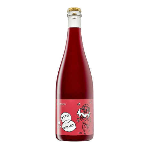 Domaine de l'Octavin Betty Bulles Rouge 2024, natural wine bottle at Primal Wine
