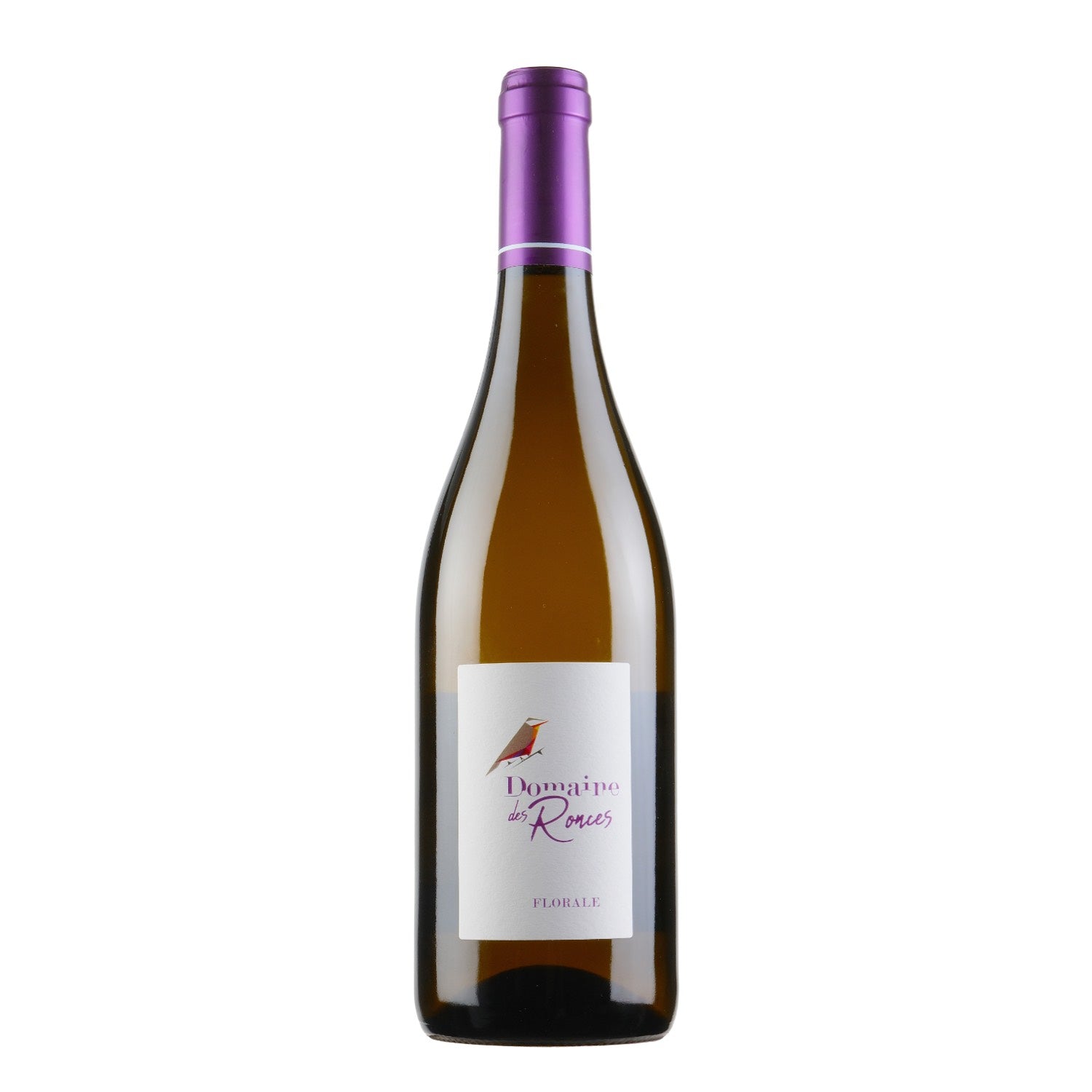 Bottle shot of Domaine des Ronces Florale, a natural wine from Jura, France - primalwine.com