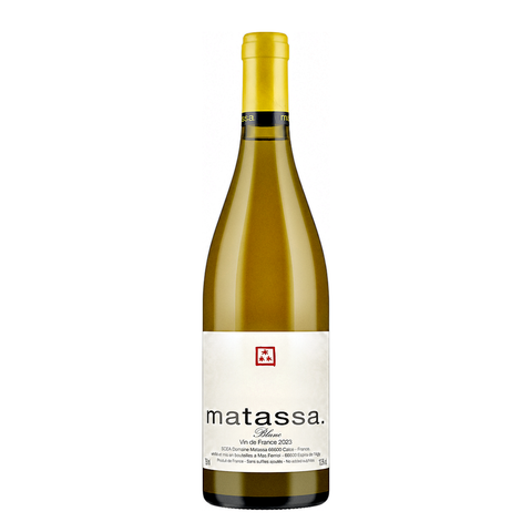 Domaine Matassa Blanc 2024, natural wine bottle at Primal Wine