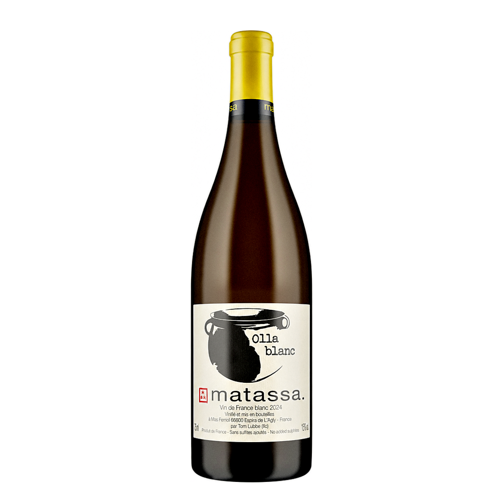 Domaine Matassa Olla Blanc 2024, natural wine bottle at Primal Wine