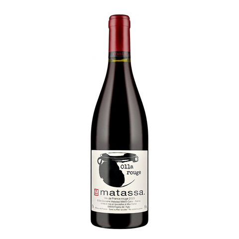 Domaine Matassa Olla Rouge 2024, natural wine bottle at Primal Wine