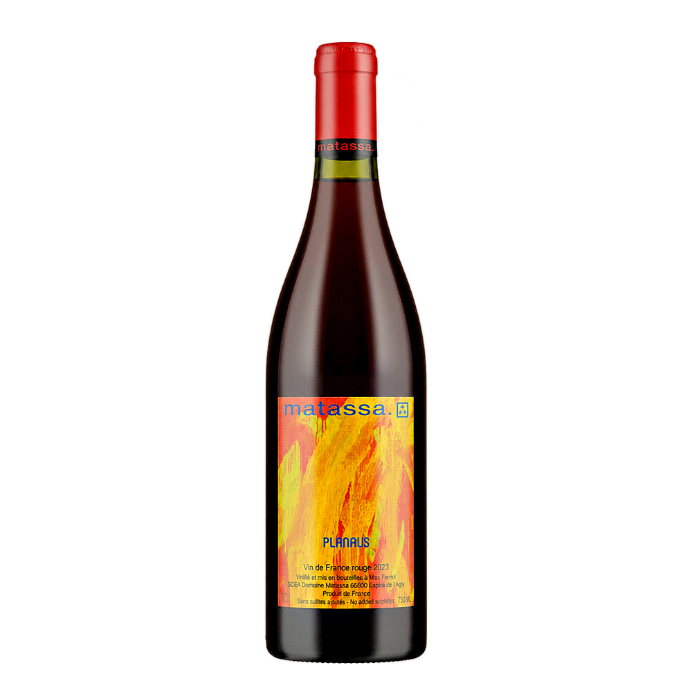 Domaine Matassa Planals Grenache Noir & Gris 2023, natural wine bottle at Primal Wine