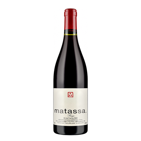 Domaine Matassa Rouge 2024, natural wine bottle at Primal Wine